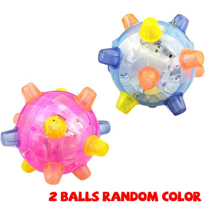Luminous Jump Bouncing Light Up Dog Ball