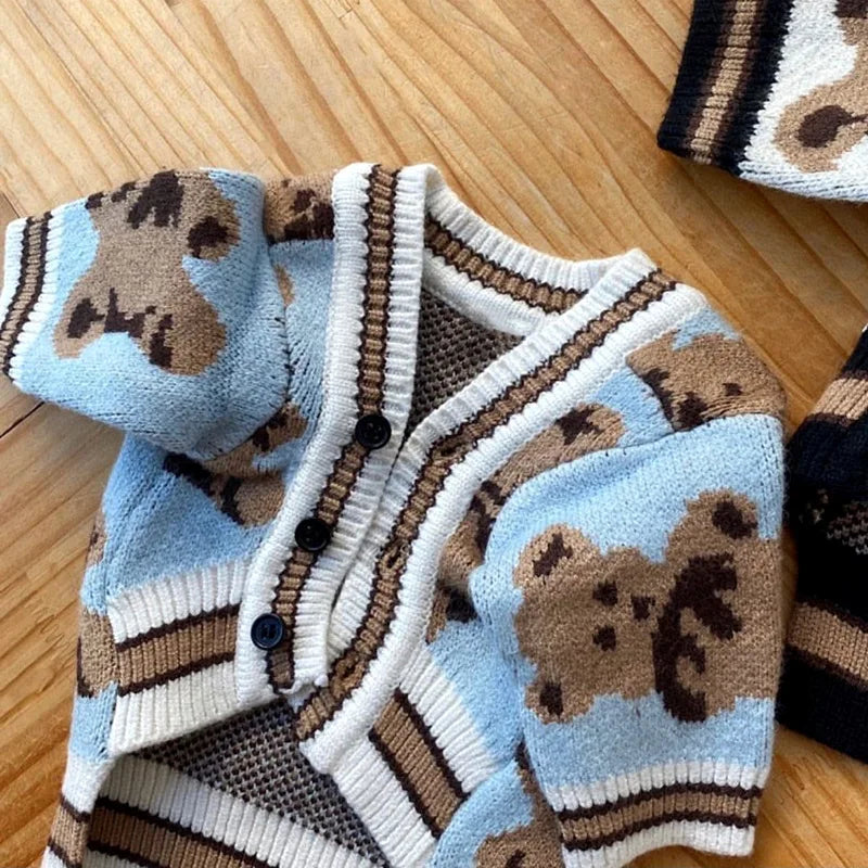Luxury Striped Small Dog Winter Sweater