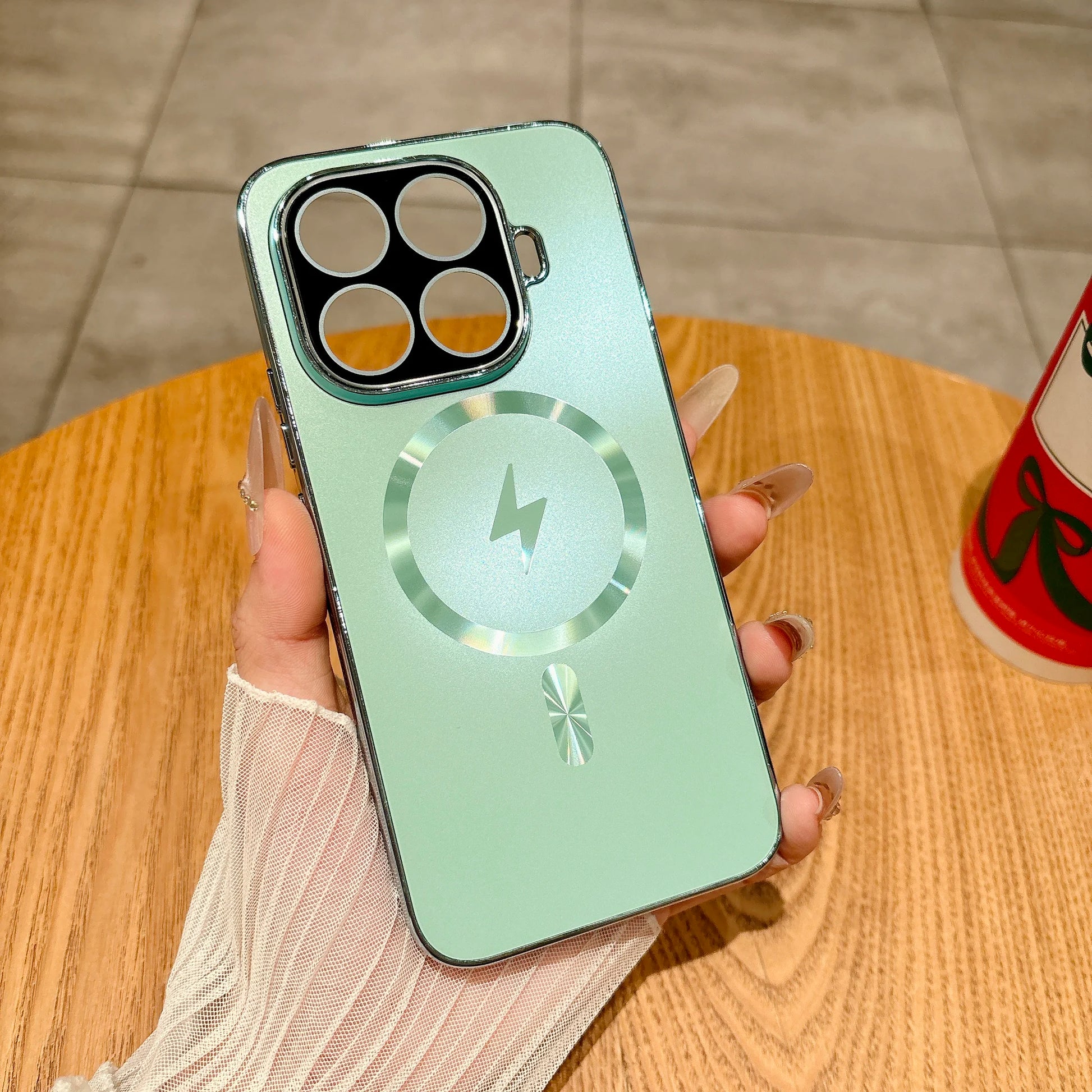 MagSafe Magnetic Lens Protection Wireless Charging Case