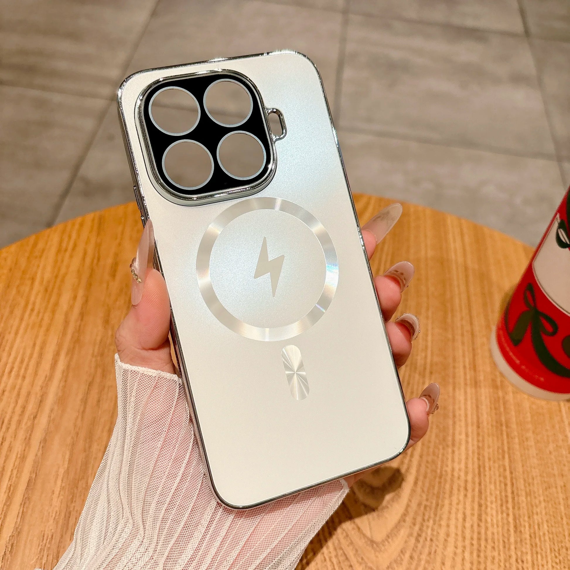 MagSafe Magnetic Lens Protection Wireless Charging Case