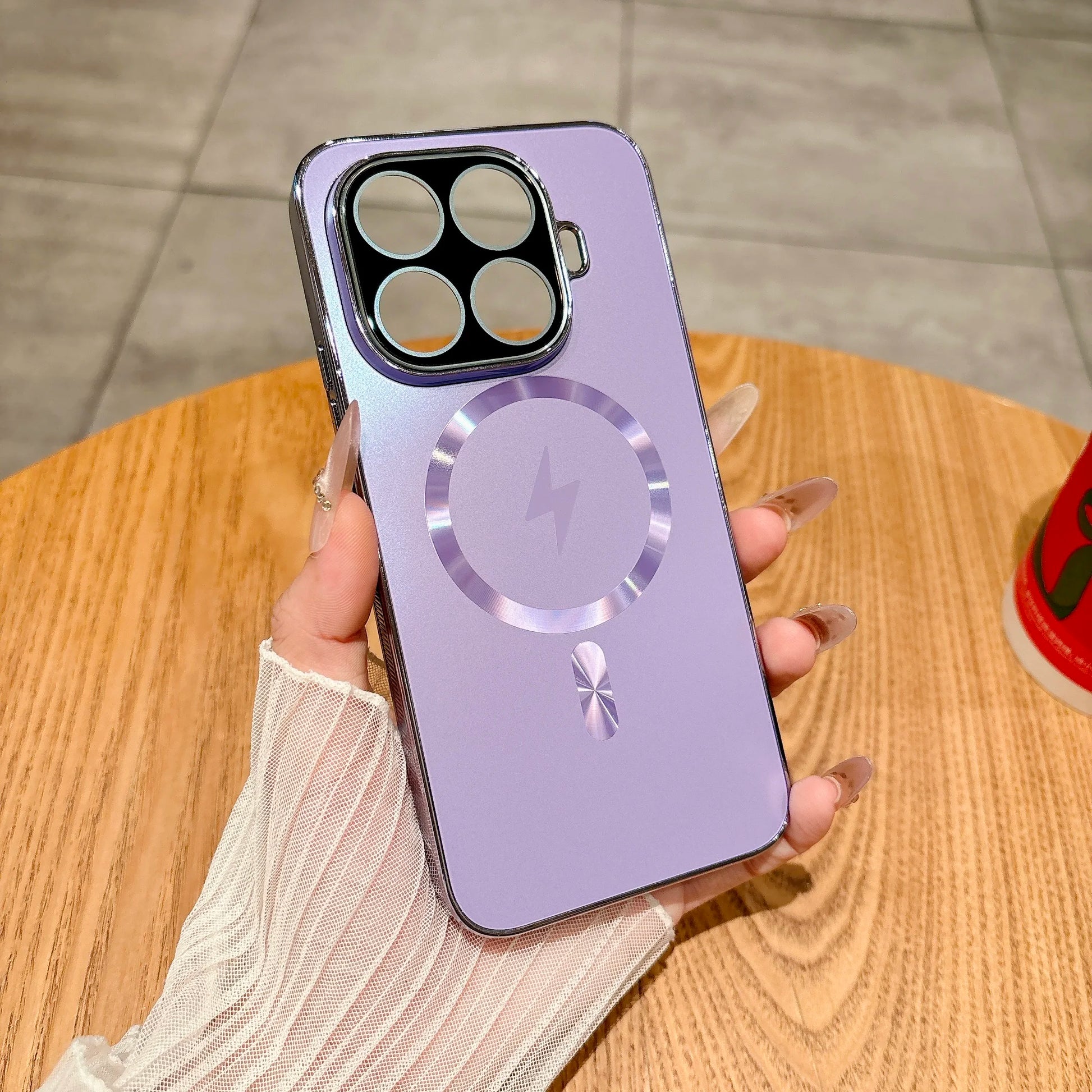 MagSafe Magnetic Lens Protection Wireless Charging Case