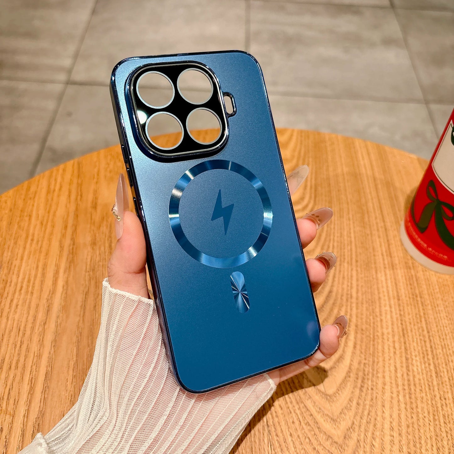 MagSafe Magnetic Lens Protection Wireless Charging Case