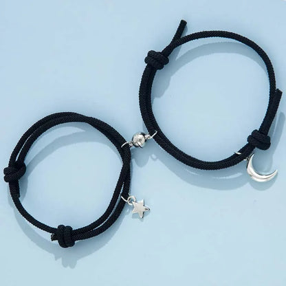 Magnetic Star Moon Couple Bracelets


