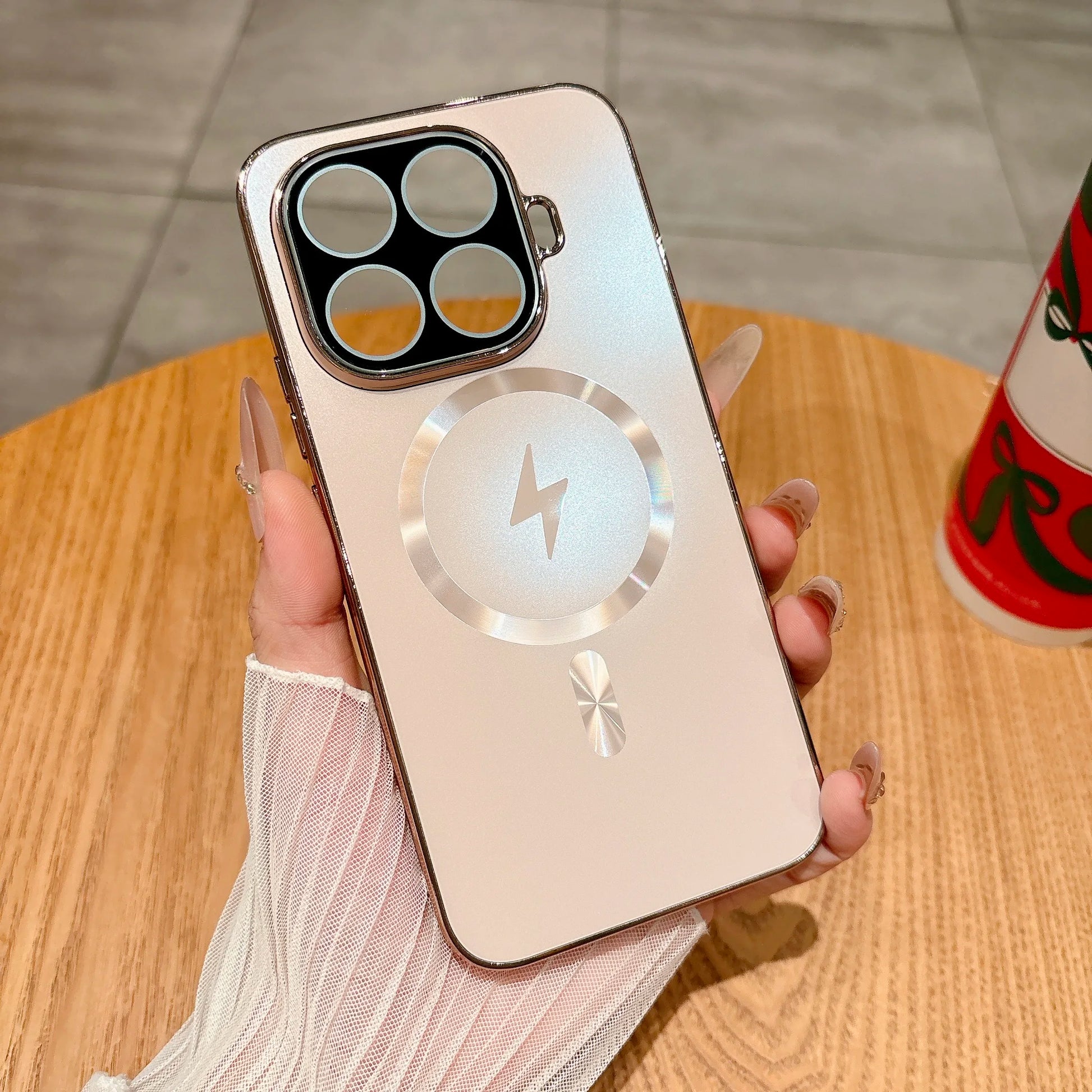 MagSafe Magnetic Lens Protection Wireless Charging Case