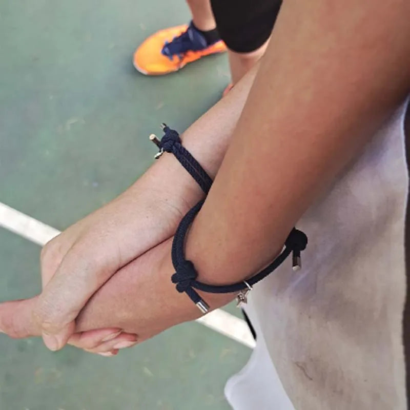 Magnetic Star Moon Couple Bracelets


