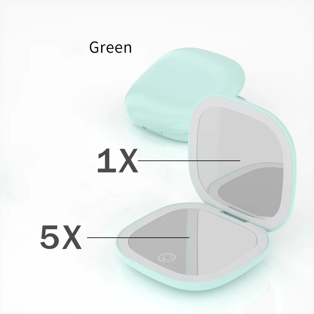 Magnifying Mini Foldable Compact Mirror