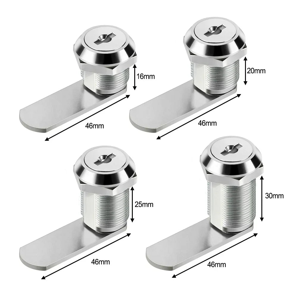 Mailbox Lock With 2 Keys  File Box Locker Cam Lock Security Lock Furniture  For Hardware Door