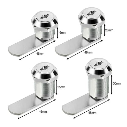 Mailbox Lock With 2 Keys  File Box Locker Cam Lock Security Lock Furniture  For Hardware Door