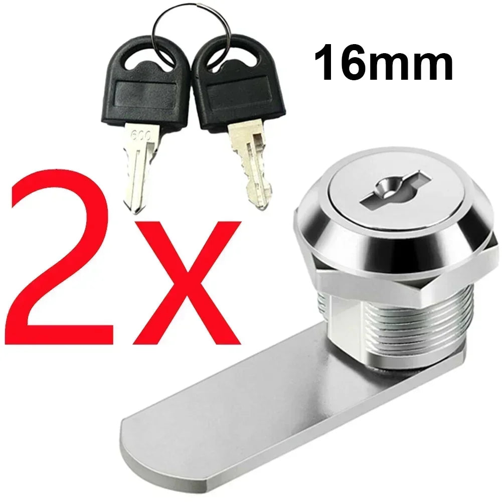 Mailbox Lock With 2 Keys  File Box Locker Cam Lock Security Lock Furniture  For Hardware Door