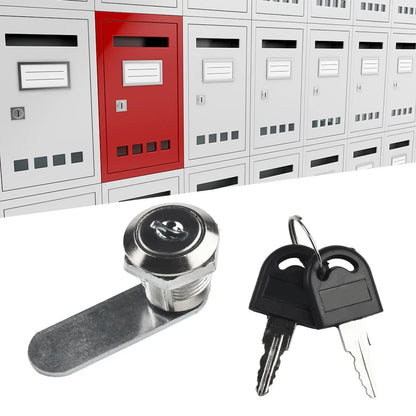 Mailbox Lock With 2 Keys  File Box Locker Cam Lock Security Lock Furniture  For Hardware Door