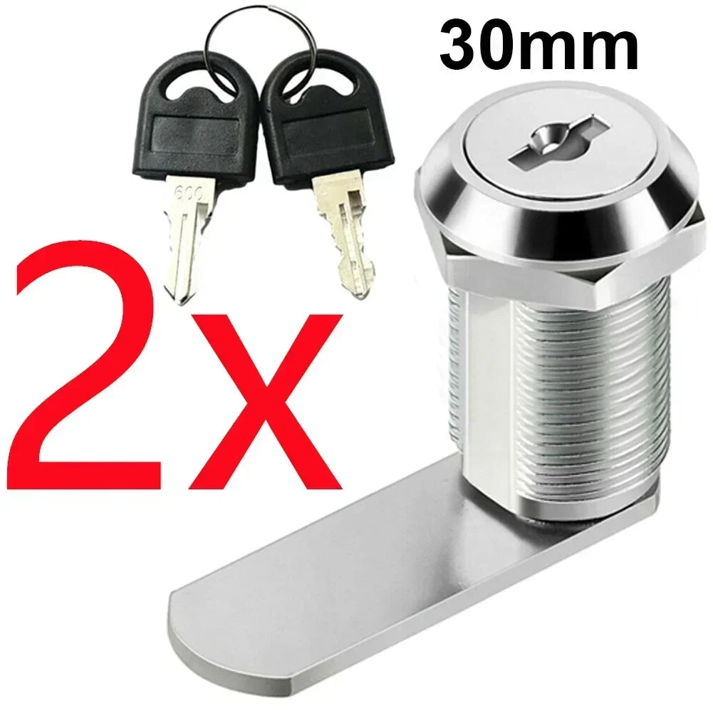 Mailbox Lock With 2 Keys  File Box Locker Cam Lock Security Lock Furniture  For Hardware Door