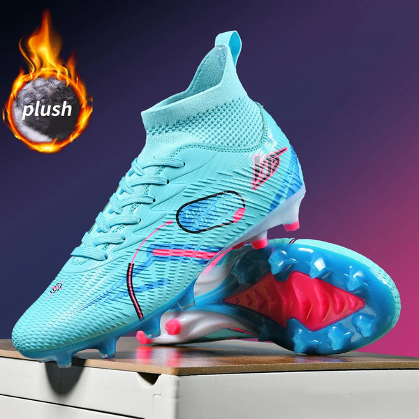 High-Top Thermal Soccer Boots Detail