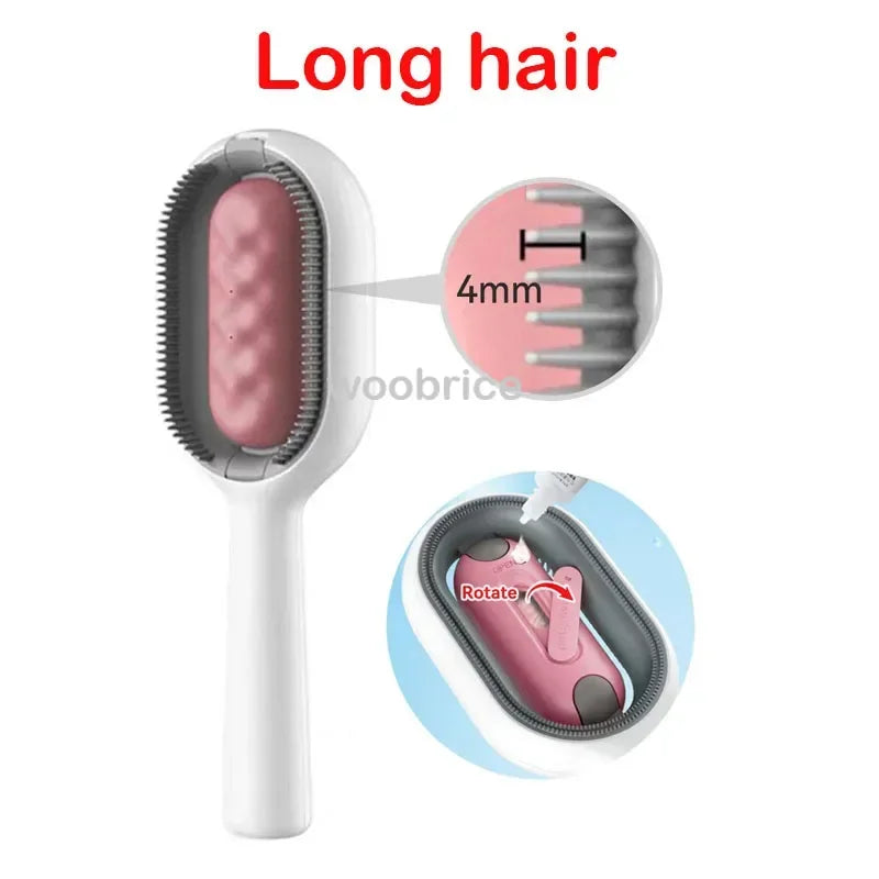 Massage Grooming Cat Hair Remover Brush