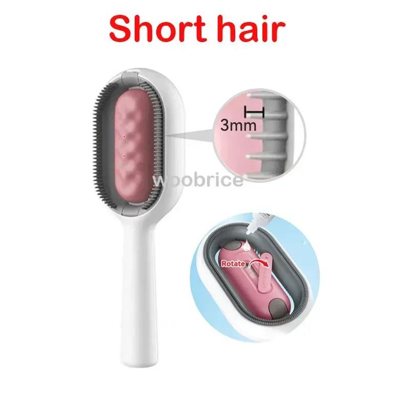 Massage Grooming Cat Hair Remover Brush