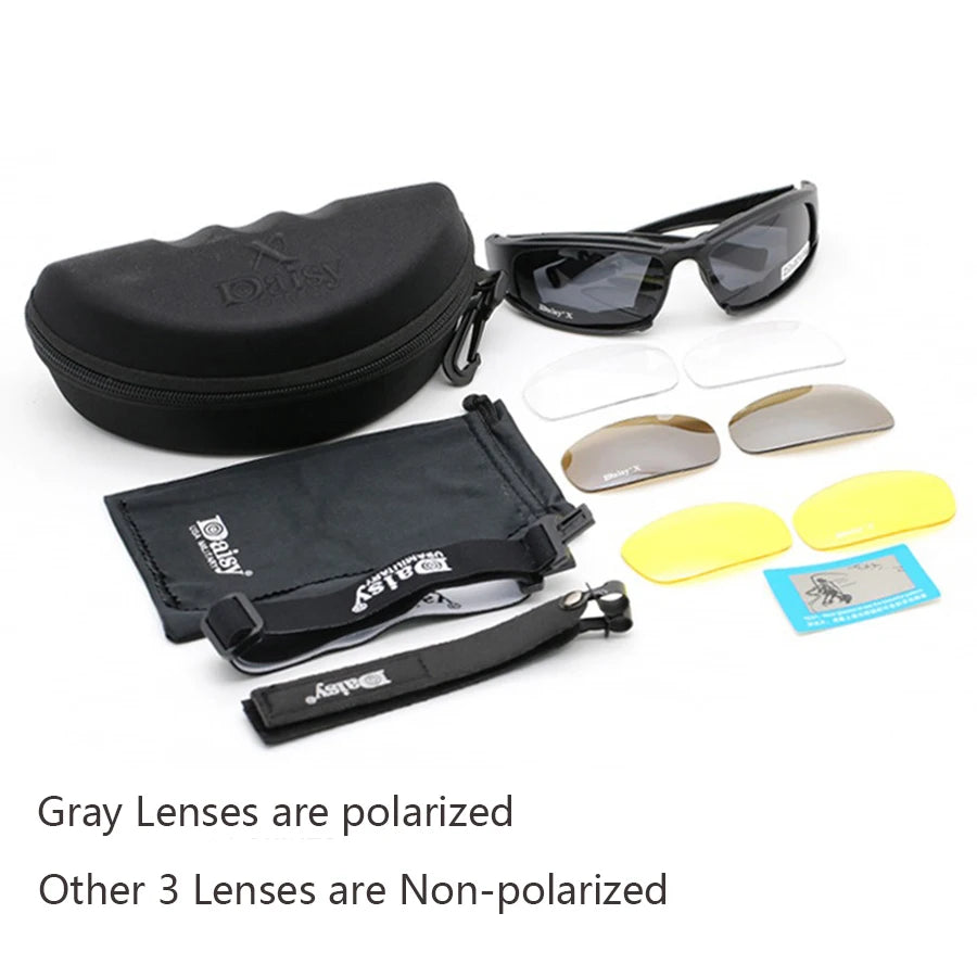 Men's C6 UV400 Military Polarized Sunglasses