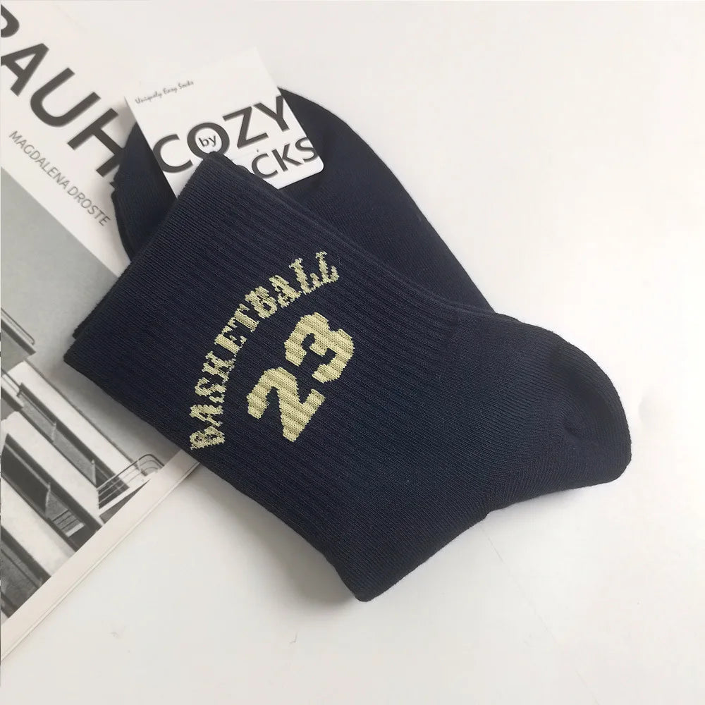 Men's Comfortable Cotton Mid Calf Athletic Socks