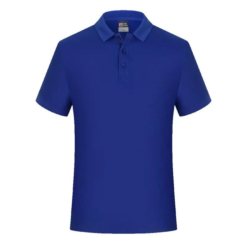 Blank White Men Polo T Shirt Short Sleeve Casual Collar Shirts
