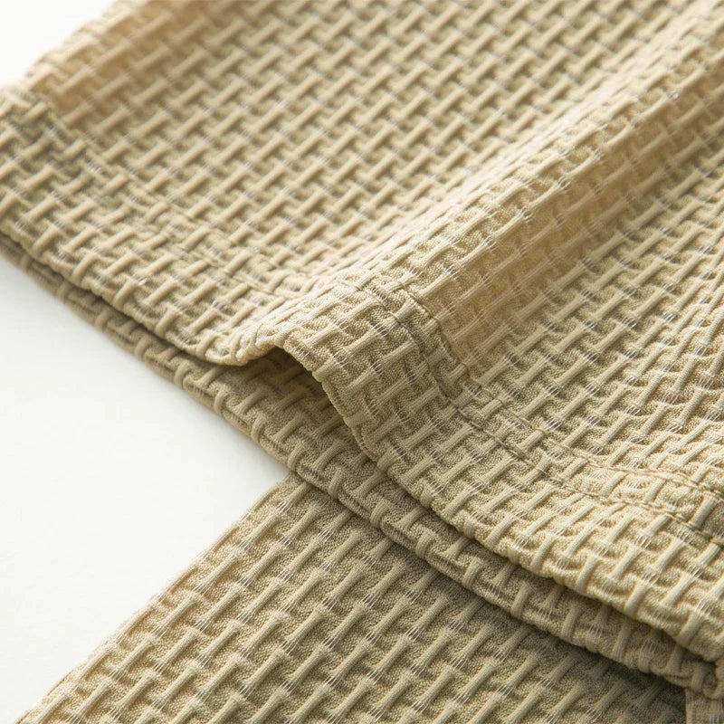 New Men's Lop-up Hollow Short-sleeved Polo Shirt Ice Silk
