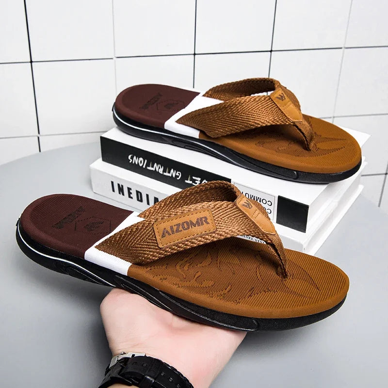 Men Summer Beach House Flip Flops Sandals