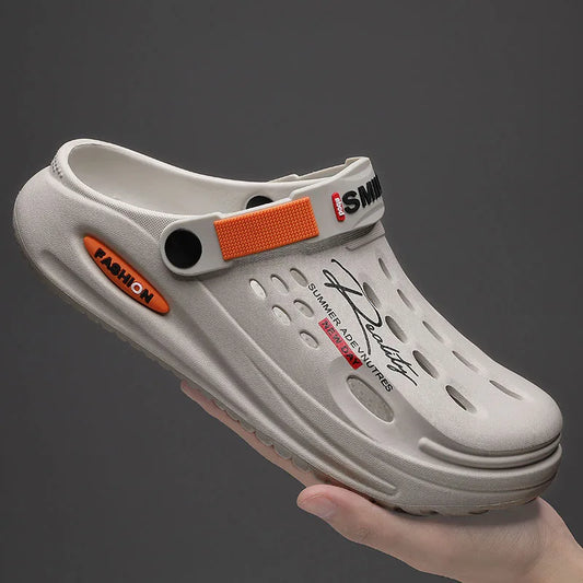 Men Summer Beach Soft Sole Breathable Home Slippers