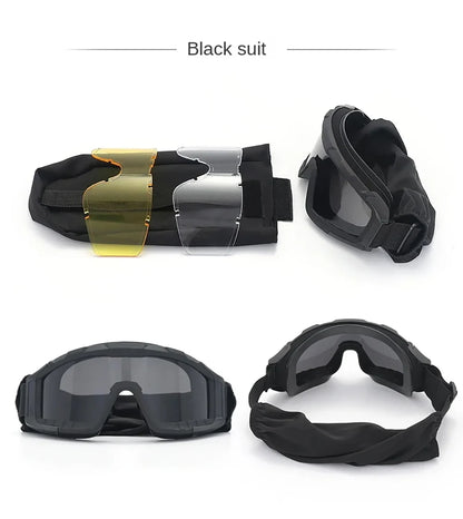 Men's Tactical Airsoft Paintball Prescription Sports Goggles