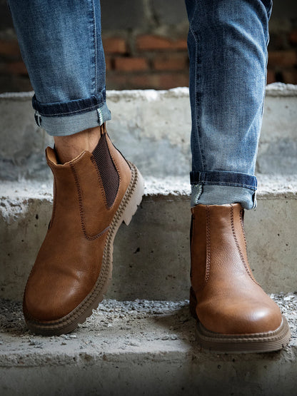 Men Waterproof Steel Toe Safety Work Boots