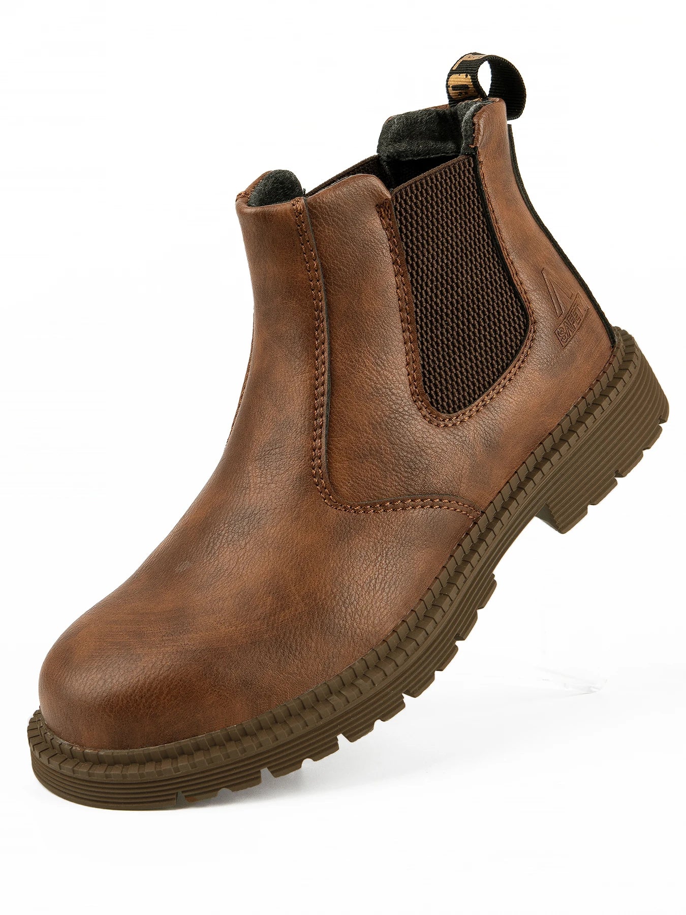 Men Waterproof Steel Toe Safety Work Boots