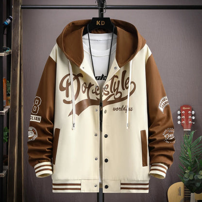 Men hooded jacket

