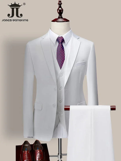 Men's Formal Business/Wedding Three-piece Suit
