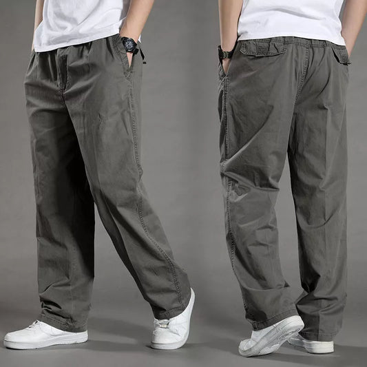 Men's 6XL Cargo Pants for Spring/Summer
