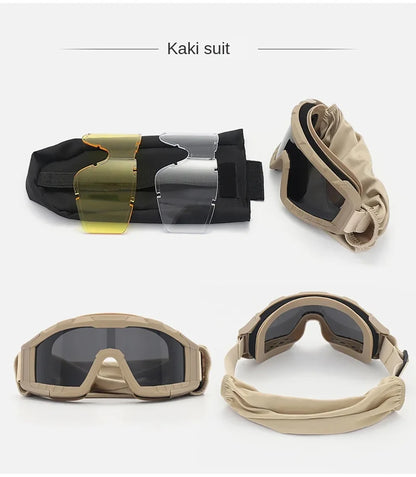 Men's Tactical Airsoft Paintball Prescription Sports Goggles