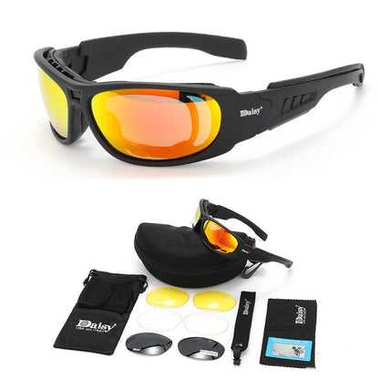 Men's C6 UV400 Military Polarized Sunglasses