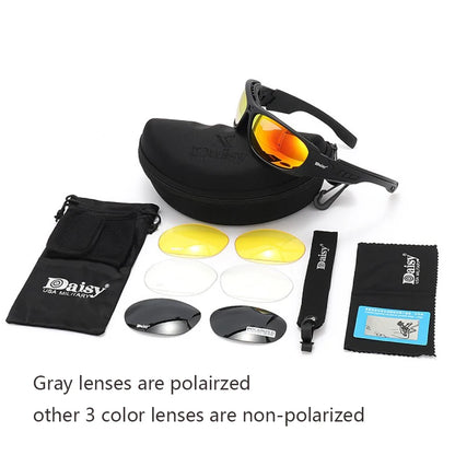 Men's C6 UV400 Military Polarized Sunglasses