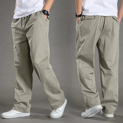 Men's 6XL Cargo Pants for Spring/Summer
