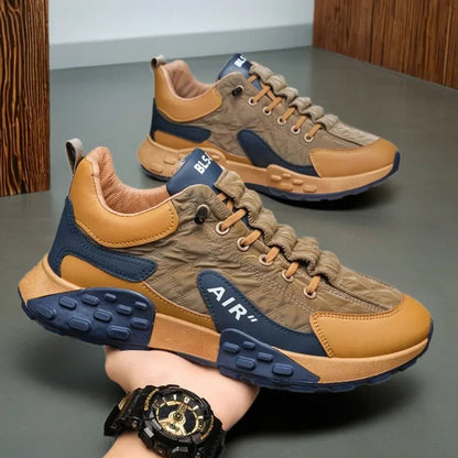 Men's Comfortable Thick Bottom Lightweight Tennis Shoes