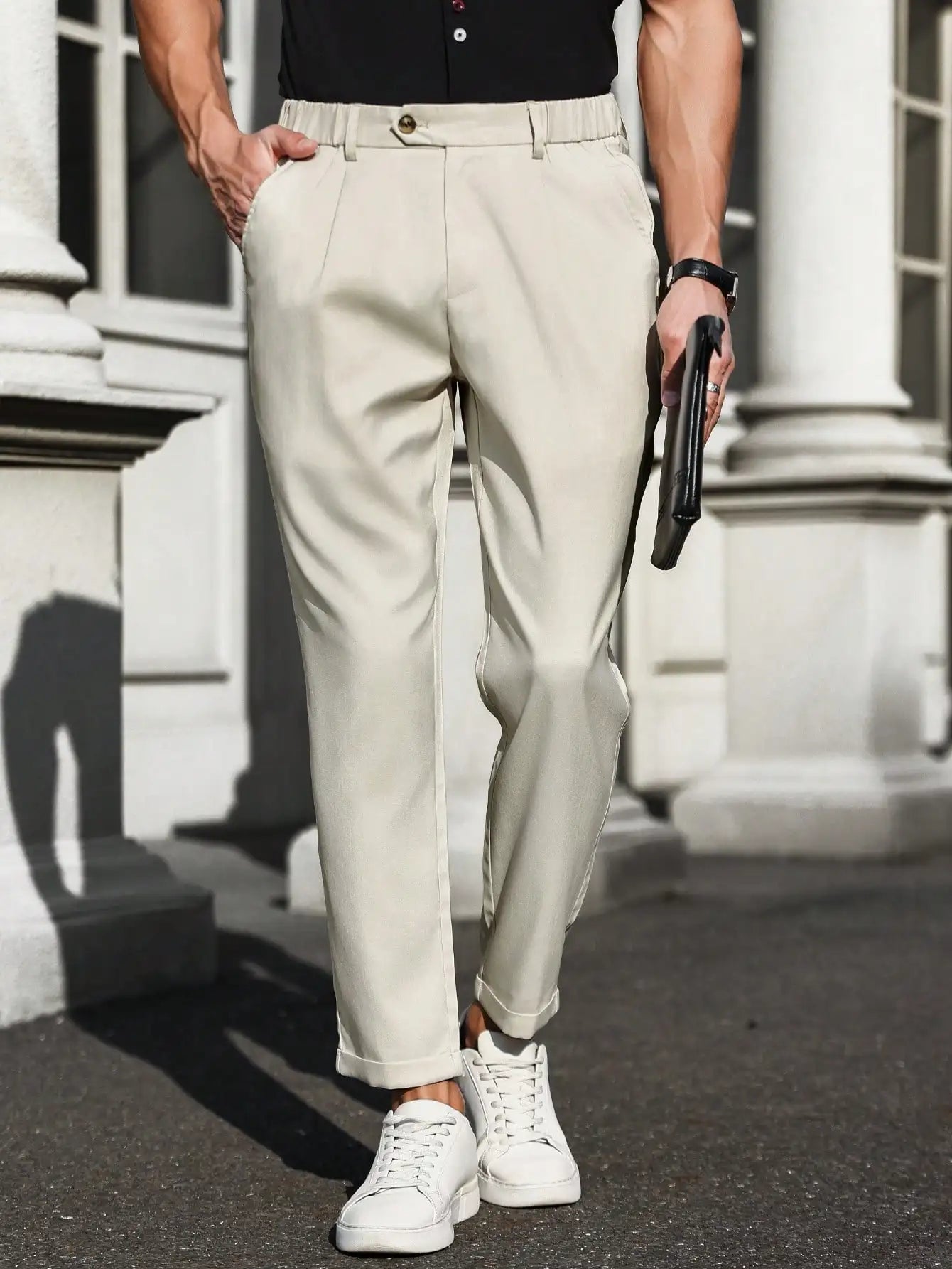 Men's Classic Dress Pants for Spring/Summer
