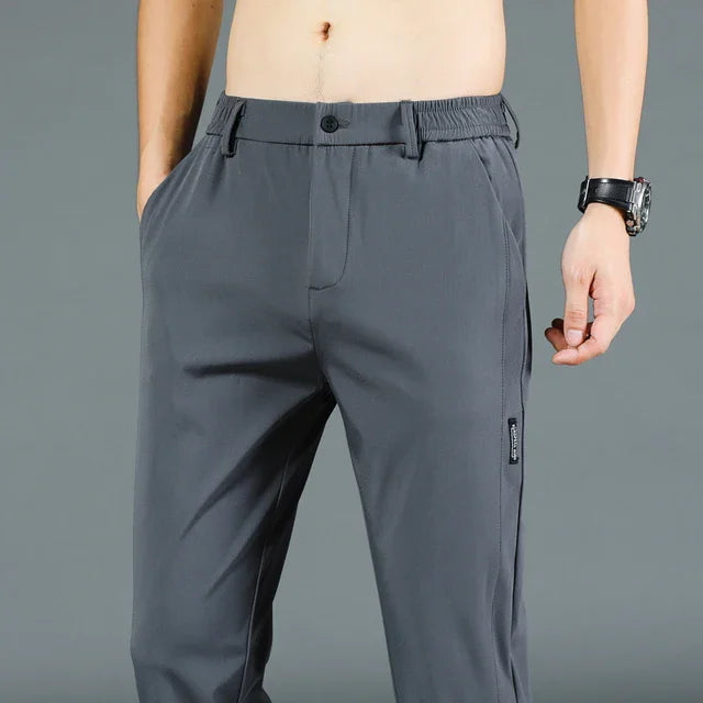 Summer Ice Silk Stretch Men's Elastic Pants
