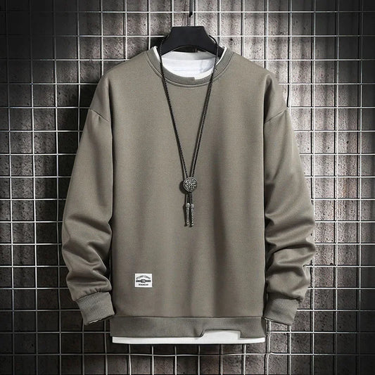 Men's Fake Two-Piece Casual Sweatshirt
