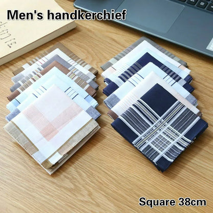 Men's High Quality Plaid Handkerchief