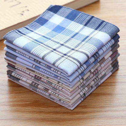 Men's High Quality Plaid Handkerchief