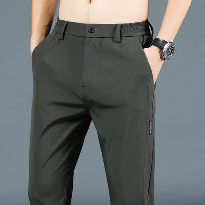 Summer Ice Silk Stretch Men's Elastic Pants
