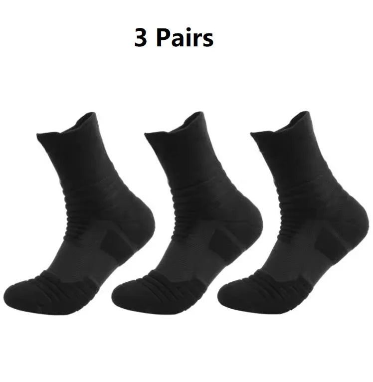Men's Long Tube Breathable Sports Cotton Socks