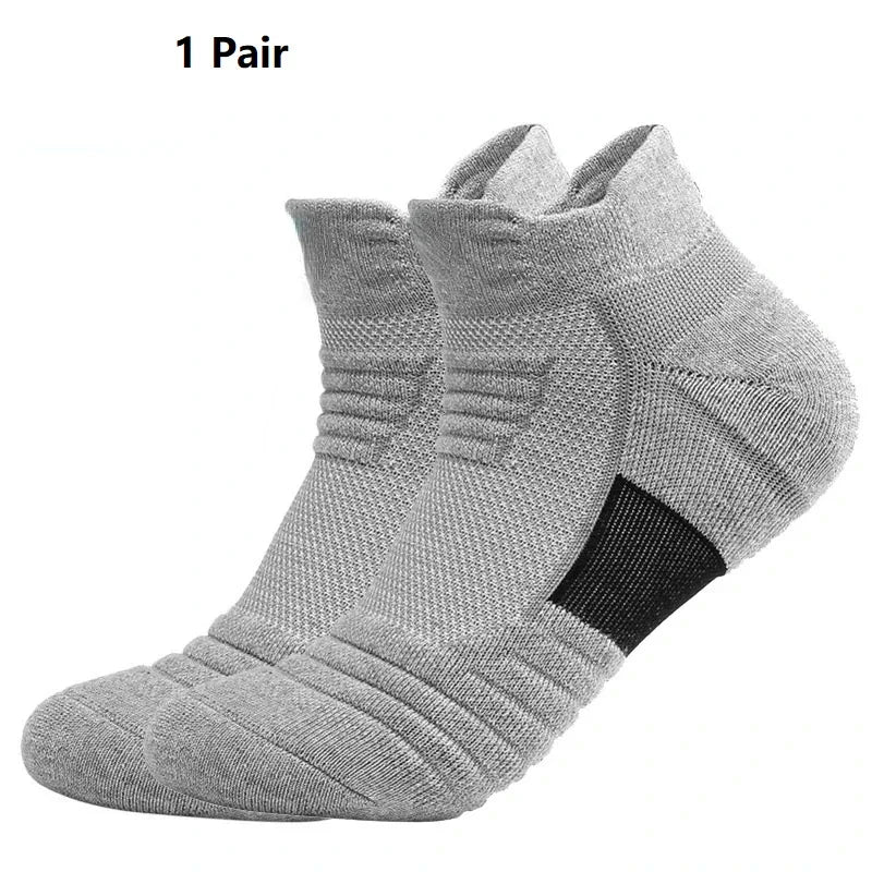 Men's Short Long Tube Breathable Sports Cotton Socks
