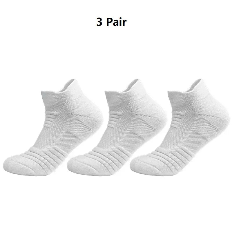 Men's Short Long Tube Breathable Sports Cotton Socks