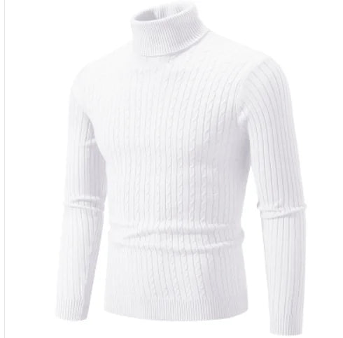 Men's Slim Fit Turtleneck Knitted Sweater
