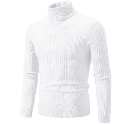 Men's Slim Fit Turtleneck Knitted Sweater
