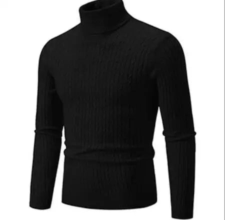 Men's Slim Fit Turtleneck Knitted Sweater
