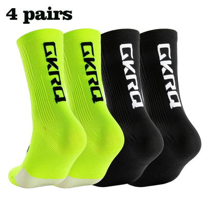 Men's Soft Anti-Slip Knee High Running Socks