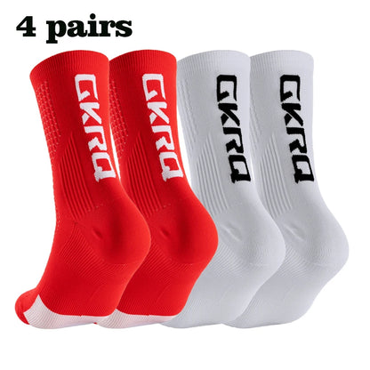 Men's Soft Anti-Slip Knee High Running Socks