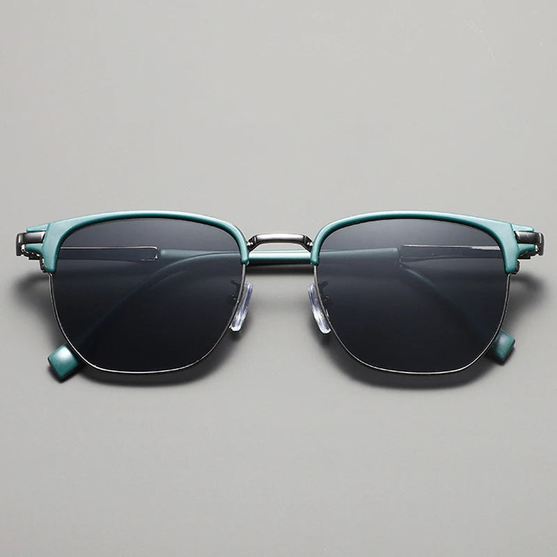 Vintage Square Metal Frame Sunglasses